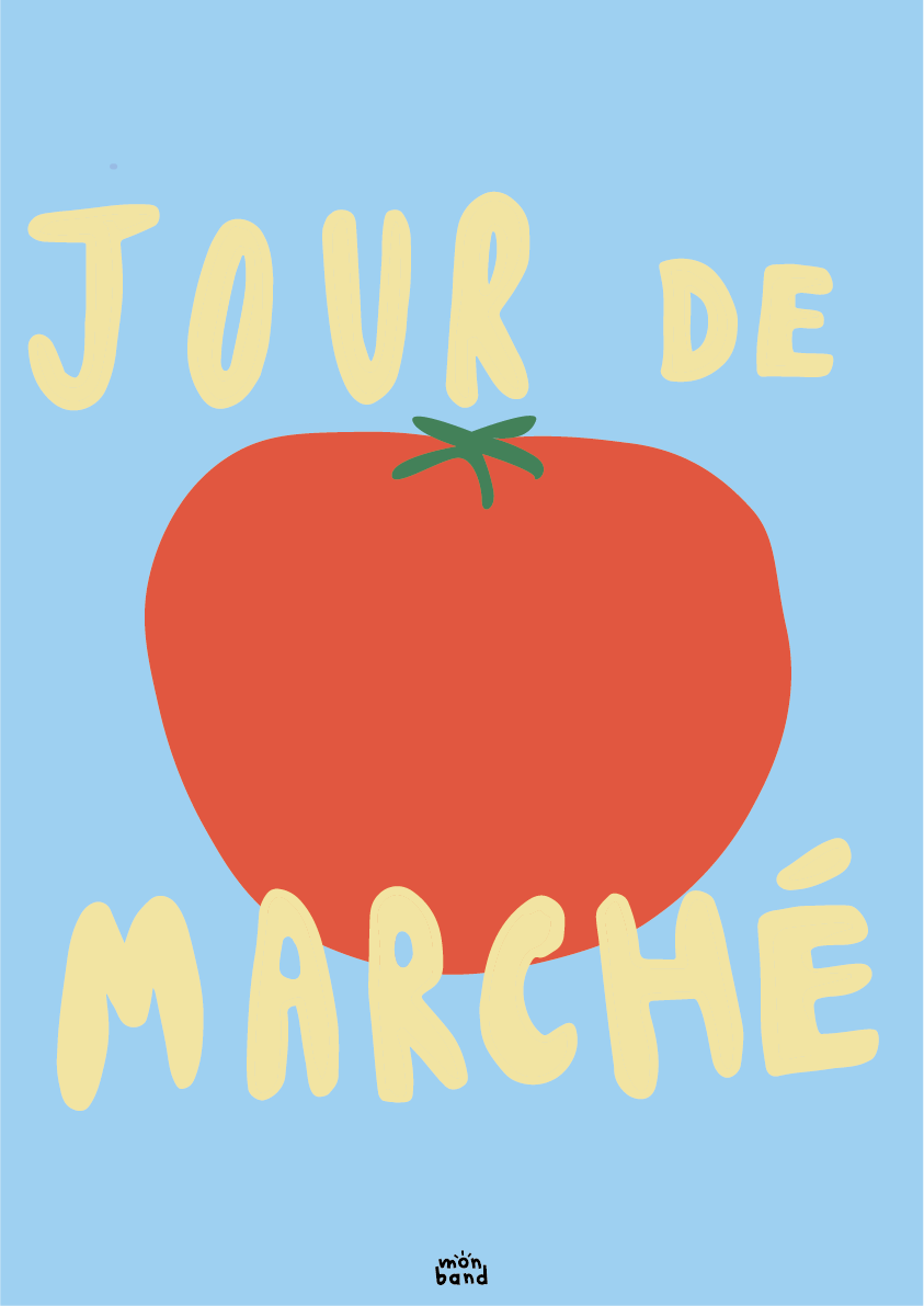 AFFICHE JOUR DE MARCHÉ